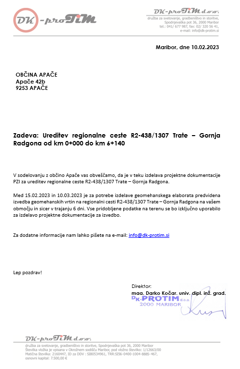 SPOROČILO ZA JAVNOST_DK-proTIM